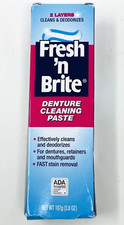 1 Tube Fresh N Brite Denture Cleaning Paste 3.8oz