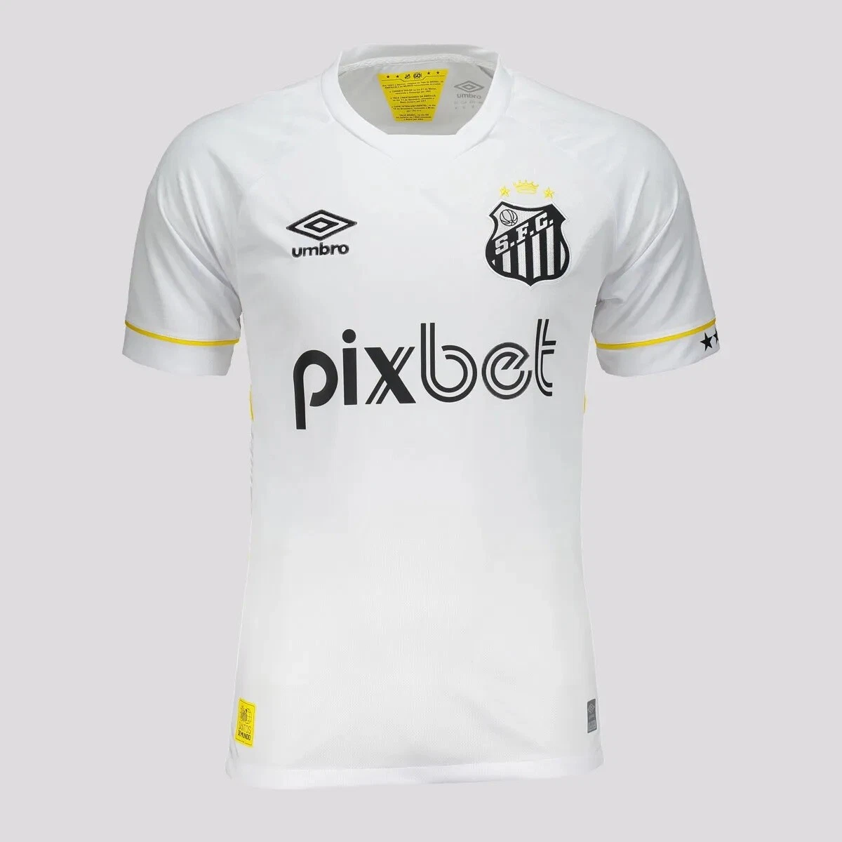 Santos Home Soccer Football Jersey Shirt - 2023 2024 Umbro Brazil