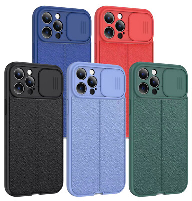 Handy Hülle Slide Kameraschutz iPhone Samsung Xiaomi Redmi Poco X3 F3 Slim TPU