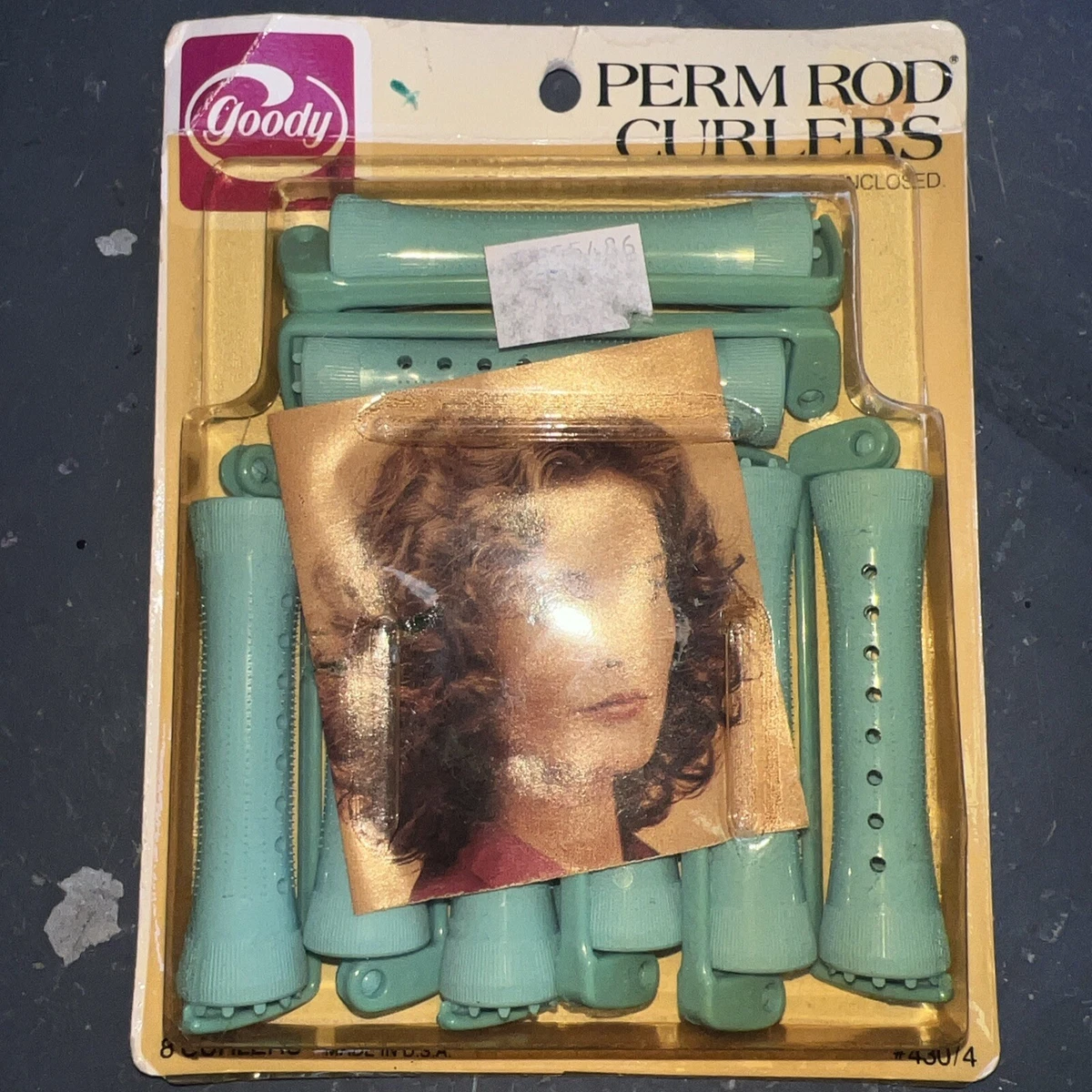 Vintage Goody Perm Rod Rollers With Swing Arm Large Lot Of 72 In 4 Colors USA 12 - Vintage Goody Swing Arm Perm Rod Curlers NEW IN PACKAGE  main image 4