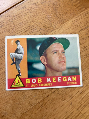 DCC: 1960 Topps Bob Keegan St. Louis Cardinals #291 VG-EX