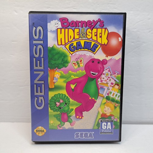 Barney's Hide & Seek Game (SEGA Genesis, 1993) Cib Complete TESTED ...