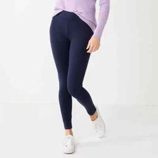 Sonoma Goods For Life Women Navy Mid Rise Essential Leggings - Size S/M L/XL/XXL