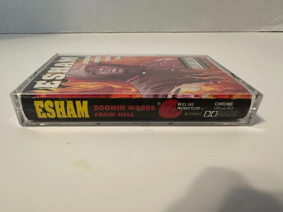 ESHAM Boomin Words From Hell CASSETTE TAPE 1990 RLP Foto 3 de 3