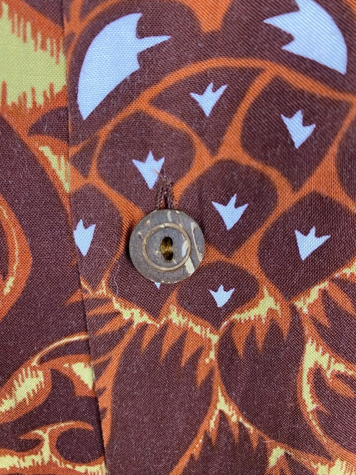 CAMISAS MAMBO LOUD Camisa Tiki Piña Vintage Años 90 M Hawaiana Floral Rockabilly Foto 4 de 4