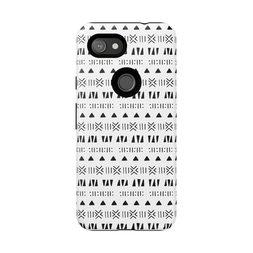 Black and White Southwestern Aztec Pattern Google Pixel Tough Cases - 第 105/131 張圖片