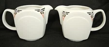 Art Deco Creamer Set of 2 Albalite Steelite International Made in England
