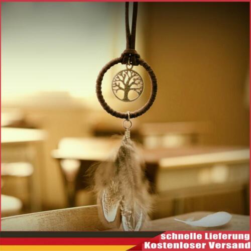 3pcs Dreamcatcher Adornment Hanging Featured Feather Key Ring for Party Banquet - Bild 1 von 5