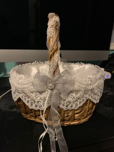 large flower girl basket
