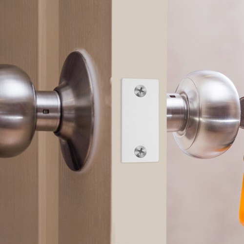 2 Pcs Door Side Filler Panel Hole Cover Plate Handle Reinforcement - 第 8/12 張圖片