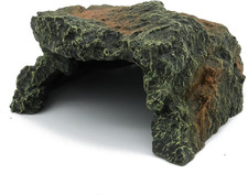 Reptile Rock Hide Cave Aquarium Habitat Decor Rock Tortoise Hideout for Lizards,