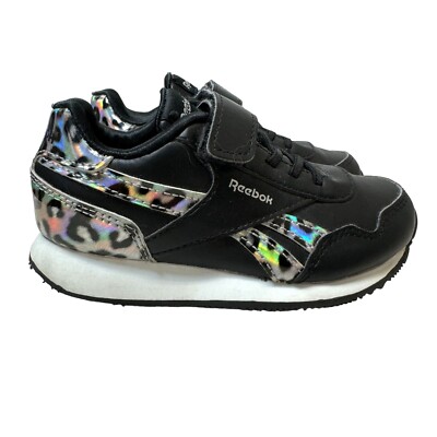 Reebok Classic Jogger Sneaker Toddler Size Black Iridescent