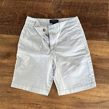 Polo Ralph Lauren Boys Flat Front Chino Shorts Size 10 Light Blue