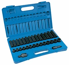 Grey Pneumatic 1430MRD 1/2" Drive 30 Pc Deep / Standard Metric Impact Socket Set