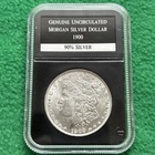 1900 Morgan Silver Dollar - PCS Genuine Uncirculated - 90% Silver Nice Luster!