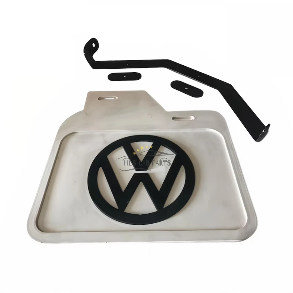 Mud Flap 2 pcs Black for Volkswagen Beetle Turtle 1968-1979 Model Years - Image 4 of 4