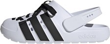 adidas Adilette Clog 2.0 White/Black Size Men s 10 / Women s 11