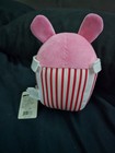 TAKASHOJI Round 1 Pink Bunny Stuffed Animal In Popcorn Bucket w/ Tags — photo 2