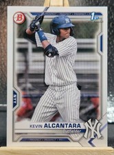 KEVIN ALCANTARA 2021 Bowman Baseball #BP-97 1ST BOWMAN PROSPECTS CARD Yankees