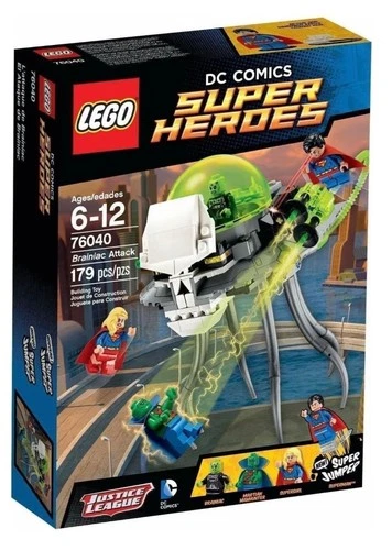 LEGO DC ComicsSuper Heroes 76040 Brainiac Attack Justice League Rare Retired Set