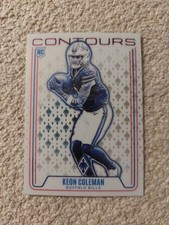 2024 Panini Phoenix - Contours Keon Coleman #CON-KCN (RC)