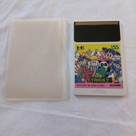 PC Engine Tricky HuCARD Game, Tested, Clean Case, Manual Included, Japan