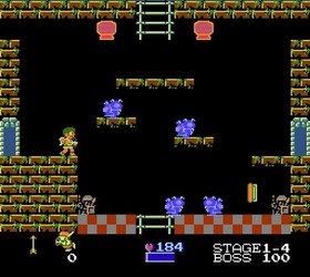 Nintendo Entertainment System NES Platform Adventure KID ICARUS Pal Jump'n Run