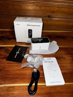 Security Camera Wireless Outdoor 2K 3MP ieGeek ZS-GX3S Battery Powered WiFi 
