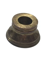 Vintage 2.25" x 1.25" Crowning Touch Brass Candlestick Holder Candle Compliments