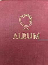 BELGIUM  AND LUXEMBOURG SCHAUBEK ALBUM 1851-1970 COLLECTION MINT & USED