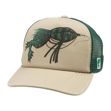 Simms Fishing Artist Series Bass Fly Trucker- No Glare Underbrim RARE New