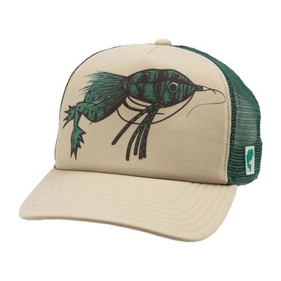 Simms Fishing Artist Series Bass Fly Trucker- No Glare Underbrim RARE New