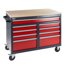 Mobile Werkbank Werktisch Werkzeugwagen Rollwagen leer Daniel mit 9 Schubladen