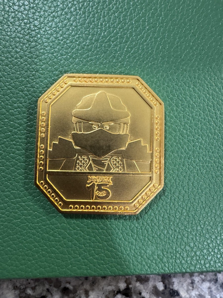 LEGO NINJAGO 15th Anniversary Gold Coin Exclusive Legoland Ninjago