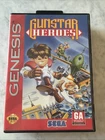 Sega Genesis Gunstar Heroes Cartridge And New New Case With Original Cover Art!￼