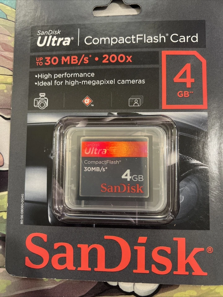 NEW Sandisk Ultra Genuine 4GB 30MB/s CF Compact Flash Camera Memory Card SEALED - Image 2 of 4