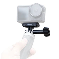Camera Magnetic Two Claw Adapter Selfie Stick Base For DJI OSMO Action 3