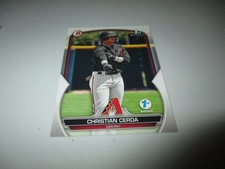 Christian Cerda 2023 Bowman Prospects 1st Edition #BPPF-56