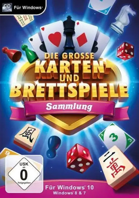 Die große Karten- und Brettspielesammlung für Windows 10. Windows 7/8/10 CD-ROM