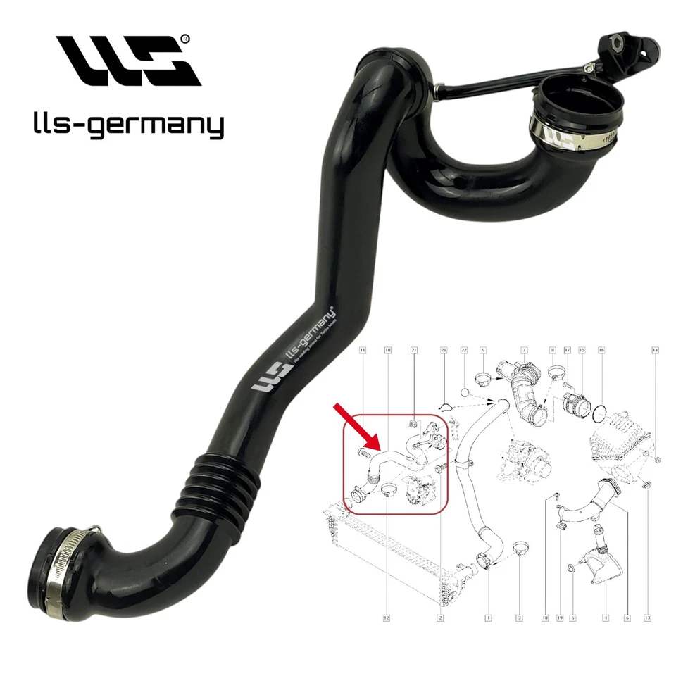 Turboschlauch Ladeluftschlauch für RENAULT Vel Satis 2.0 dCi 8200907826 - Bild 2 von 4