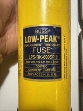Bussmann LPS-RK-600SP 600Amp Low Peak RK1 Fuse 600V