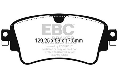 DP22254 Ebc Greenstuff Rear Brake Pad Set Fits Audi A4 A4 Allroad A5 A6
