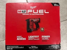 Milwaukee 2541-20 M12 FUEL 18 Gauge Compact Brad Nailer (Tool Only)