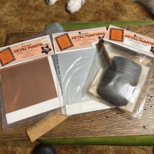 Vtg Copper Sheet Hammer Pattern KIt  Templates by Ankaras Metal Punch Kits FLA