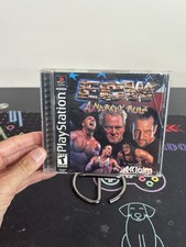 ECW: Anarchy Rulz Sony PS1 - Black Label CIB, Case/Disc/Manual with Reg. Card