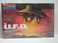 Monogram 6012 - The U.F.O. 1/72 Scale Plastic Model Kit - Molded in Silver