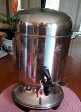 Faberware L1200 Stainless Steel 10-22 Cup Coffee Urn Tested Clean GreatCondition