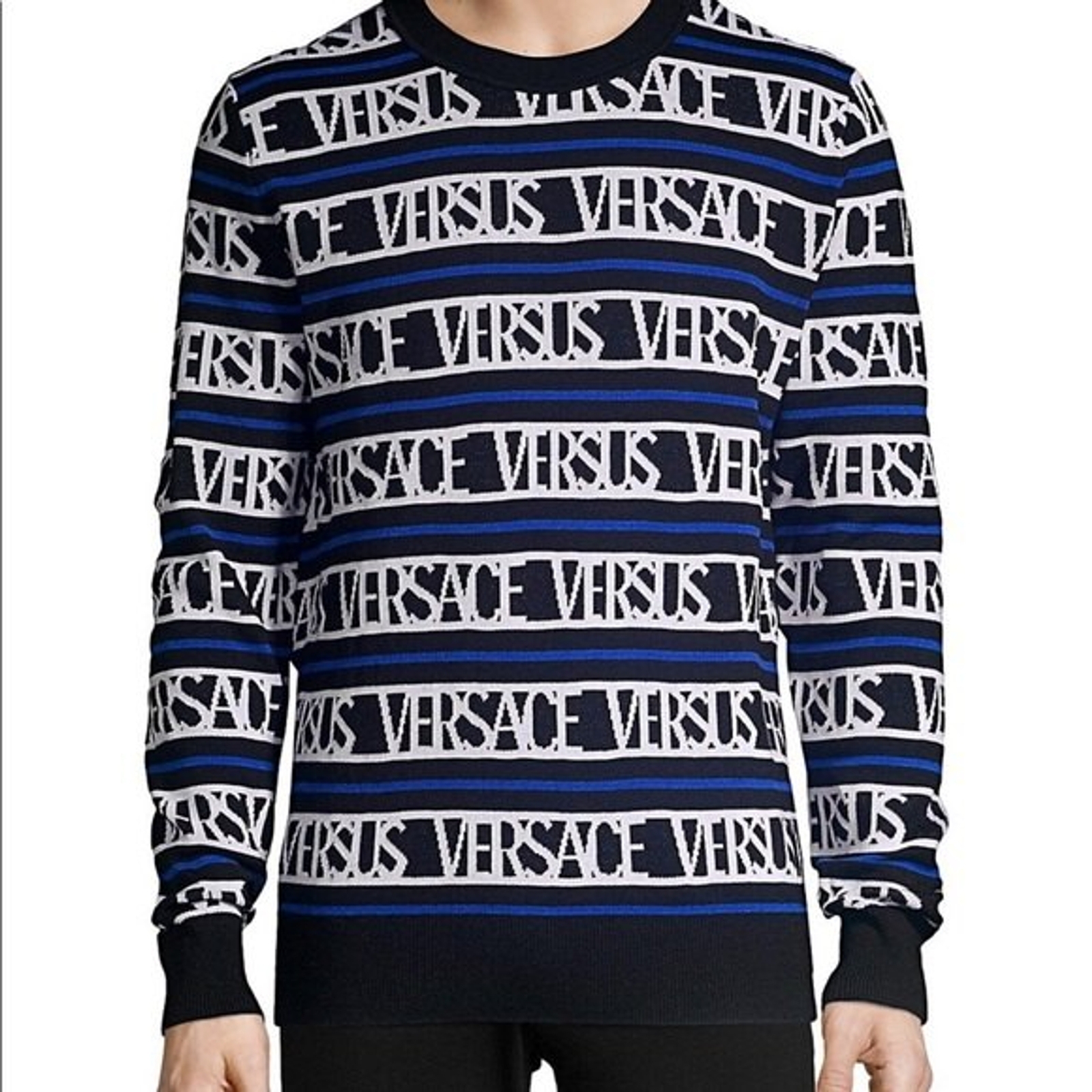 NWOT Versace Versus collection all over logo sweater size -48 image 2