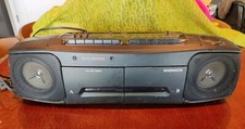Vintage Magnavox AW 7390/17 Portable Boombox Double Tape Deck/Radio Tested Works
