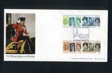 GB 1986 BRADBURY LFDC49 FDC 21st Apr Queens 60th birthday London SW1 SHS s6y++++